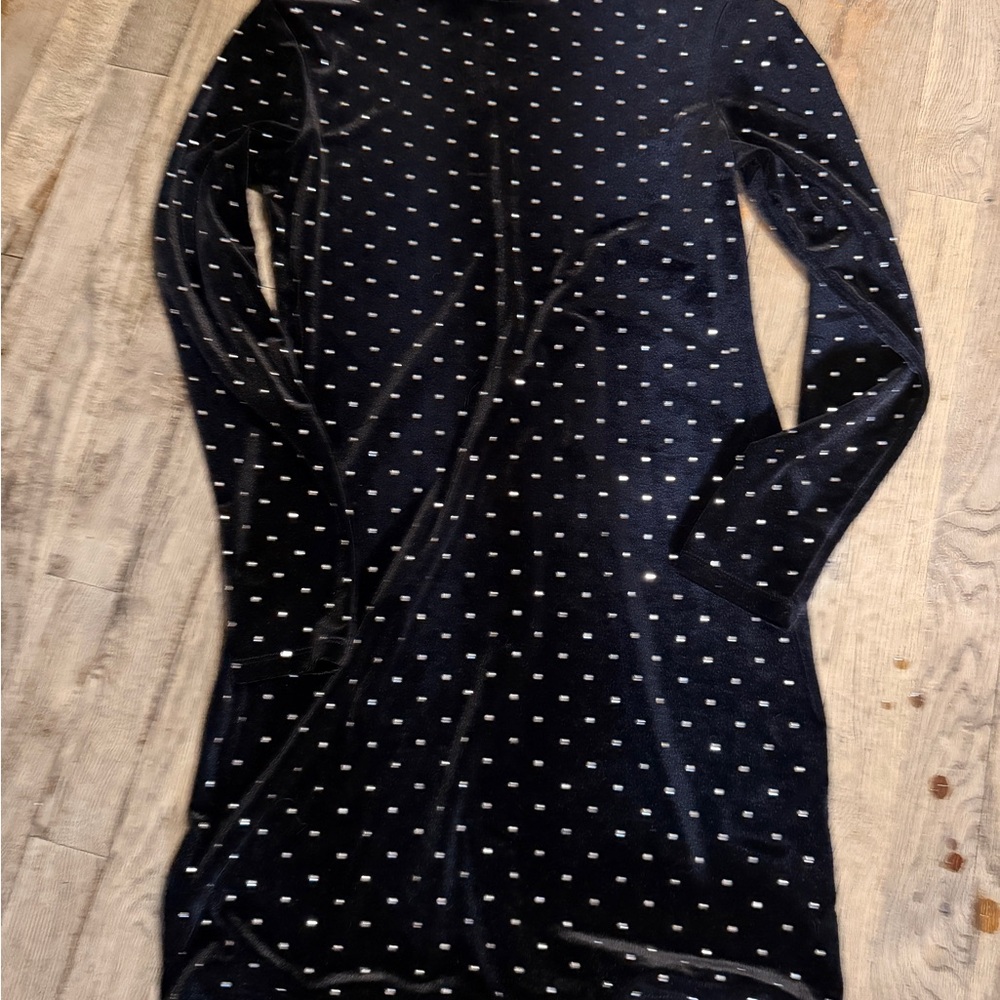 H&M Black Dress with Gold Accents